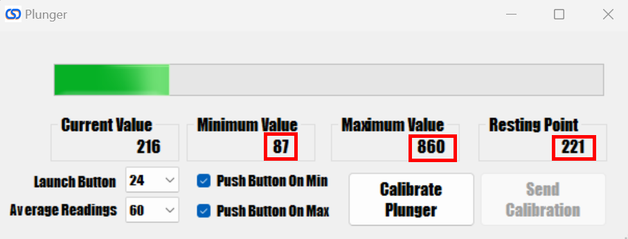 Plunger Calibration